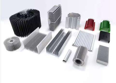 Anodized Round Extruded Aluminum Heatsink Square Quantum Board Heat Sink