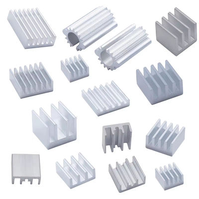 Mini Anodized Aluminium Heatsink Width 9mm-14mm Water Cooled Aluminum Heat Sink