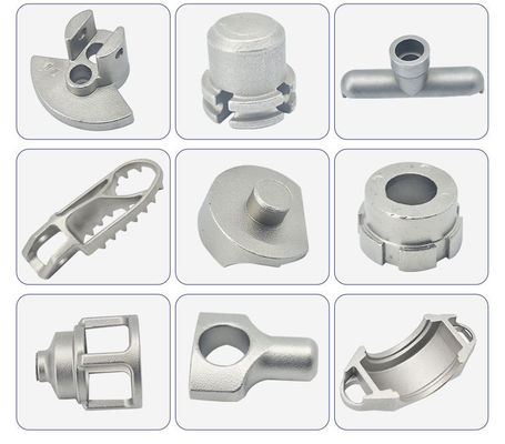 Automotive Furniture Stainless Steel Casting Parts Zinc Plated Passivated Blue