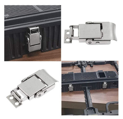 Durable Precision Stamping Nickel Plated Steel Buckle Latch Spring Loaded Mechanism Corrosion-resistant Coating